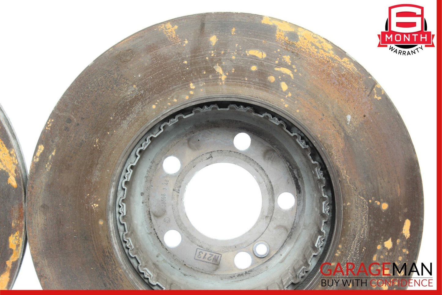 15-20 Mercedes W205 C300 C350e Front Left & Right Side Brake Rotor Disc Set of 2