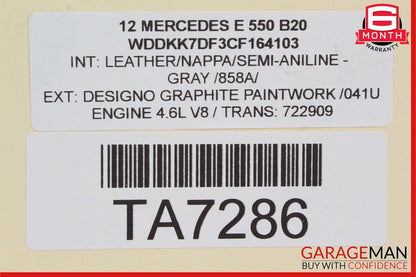 12-17 Mercedes W212 E550 S550 CL550 4.7L Engine Starter Motor 2789060800 OEM