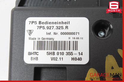 11-18 Porsche Cayenne 958 S Rear Seat Heat Lock Switch Control Panel OEM