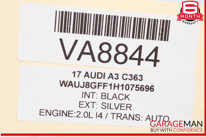 15-20 Audi A3 Quattro 2.0L Exhaust Down Pipe Catalytic Converter 5Q0131690B OEM