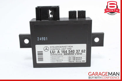 06-13 Mercedes W211 E350 CL550 R350 TPMS Tire Pressure Control 1645400762 OEM