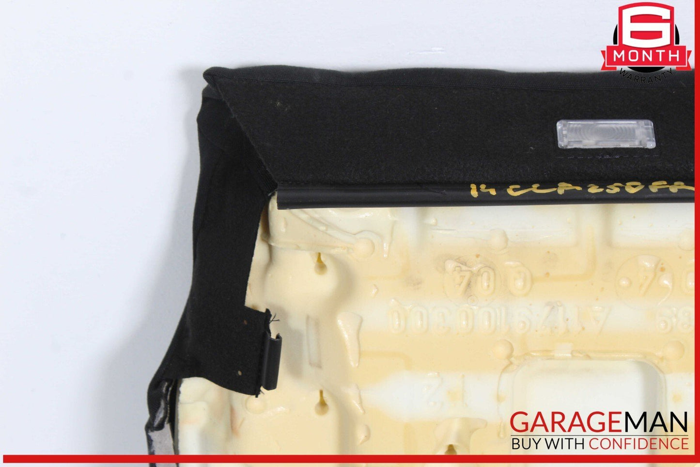 14-19 Mercedes W117 CLA250 Front Right Lower Bottom Seat Cushion Cover Black OEM