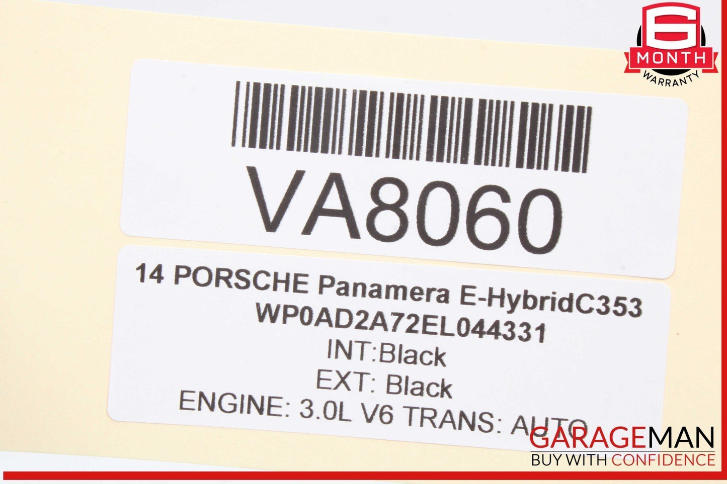 14-16 Porsche Panamera 970 E-Hybrid Rear Left Side Blind Spot Sensor Module OEM