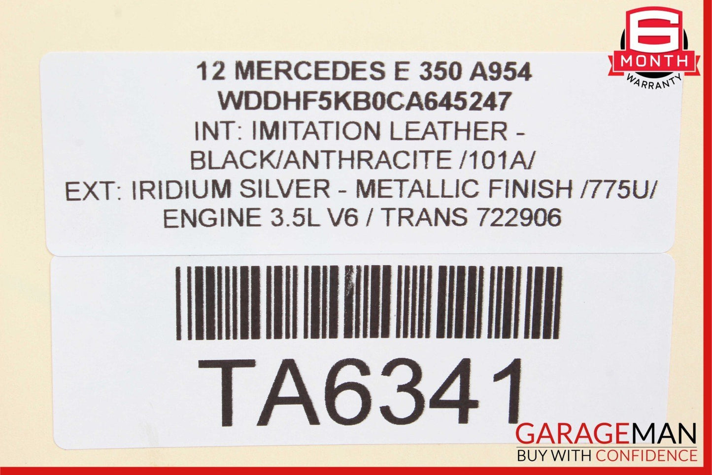 12-16 Mercedes W212 E350 C300 ECU ECM Engine Computer Control Module Unit OEM