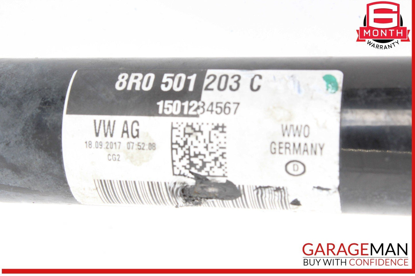 12-18 Audi A6 SQ5 Rear Left or Rear Right Side CV Axle Shaft 8R0501203C OEM
