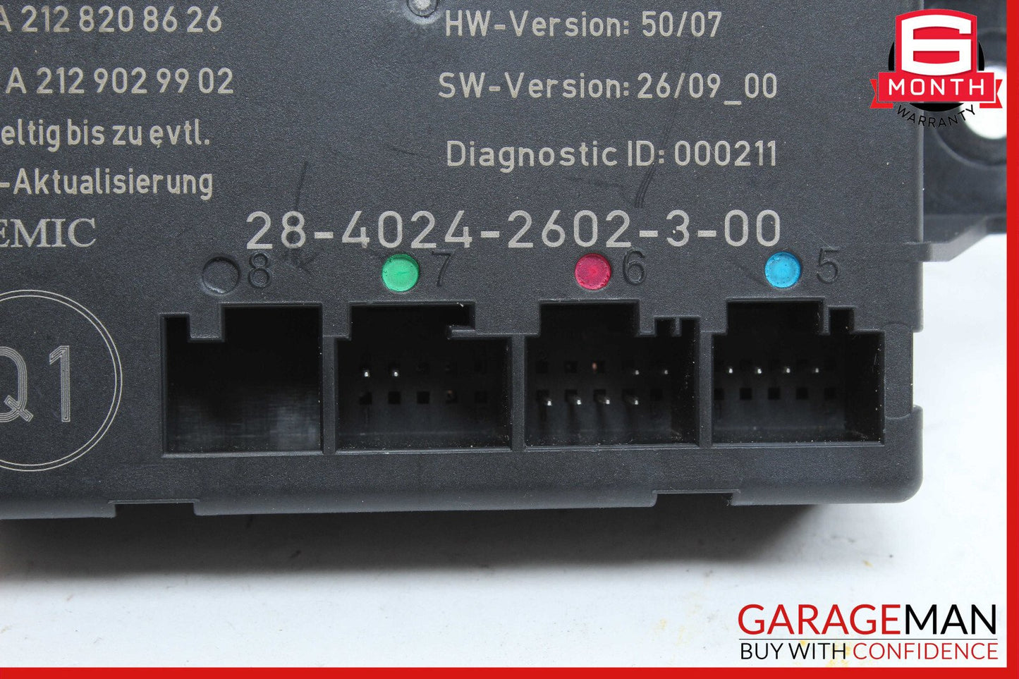08-18 Mercedes W212 E350 C350 Rear Right Side Door Control Module 2129004006 OEM