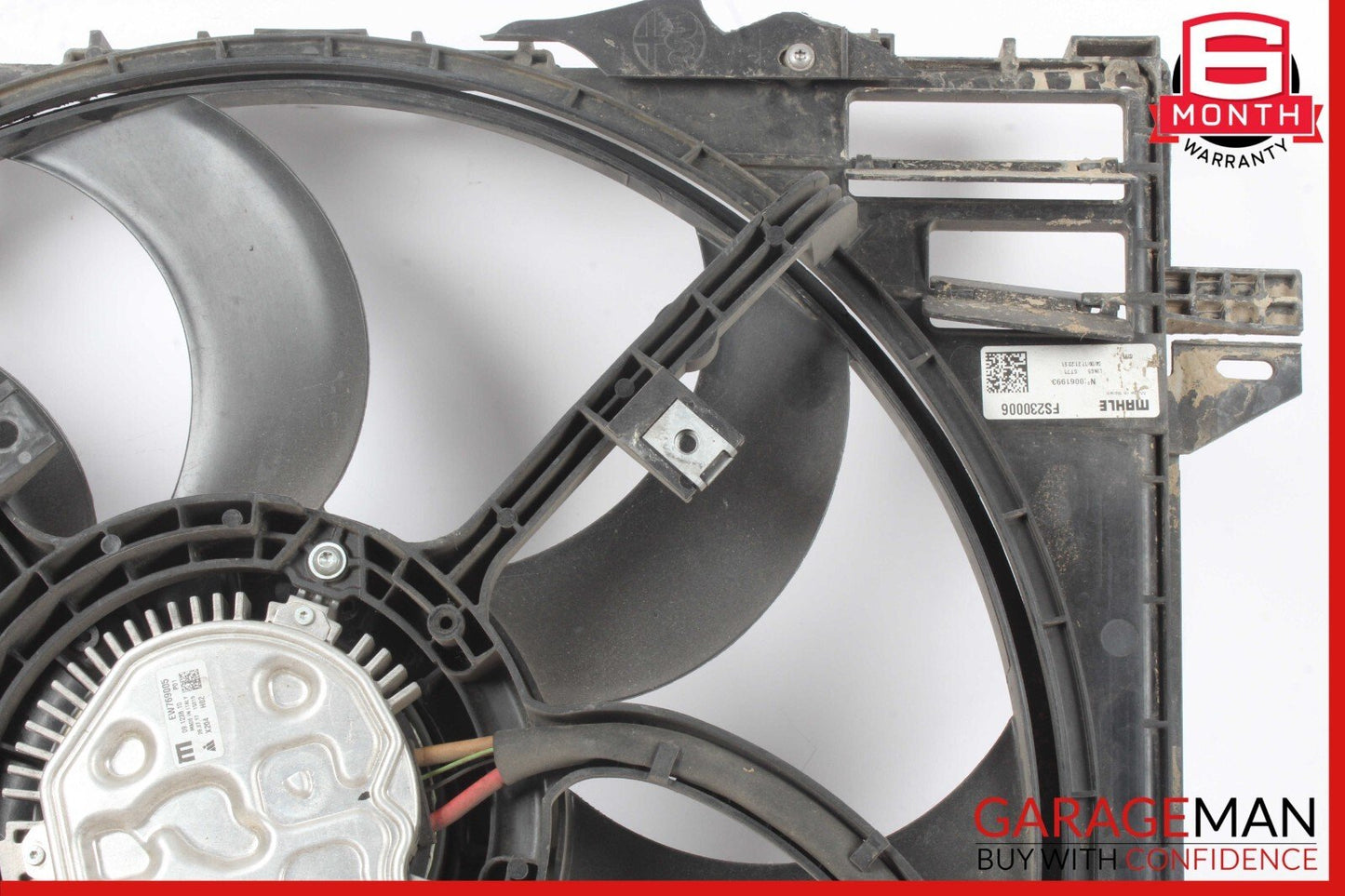 17-21 Alfa Romeo Giulia 2.0L Radiator Engine Cooling Fan Shroud Blade Motor Assy