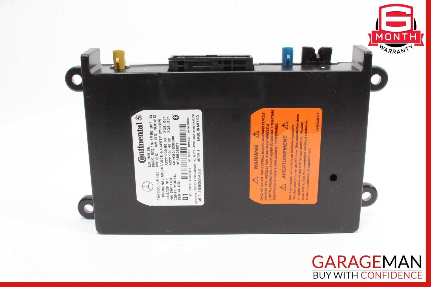 10-20 Mercedes W212 E350 C250 GLA250 SL400 Communication Control Module Unit OEM