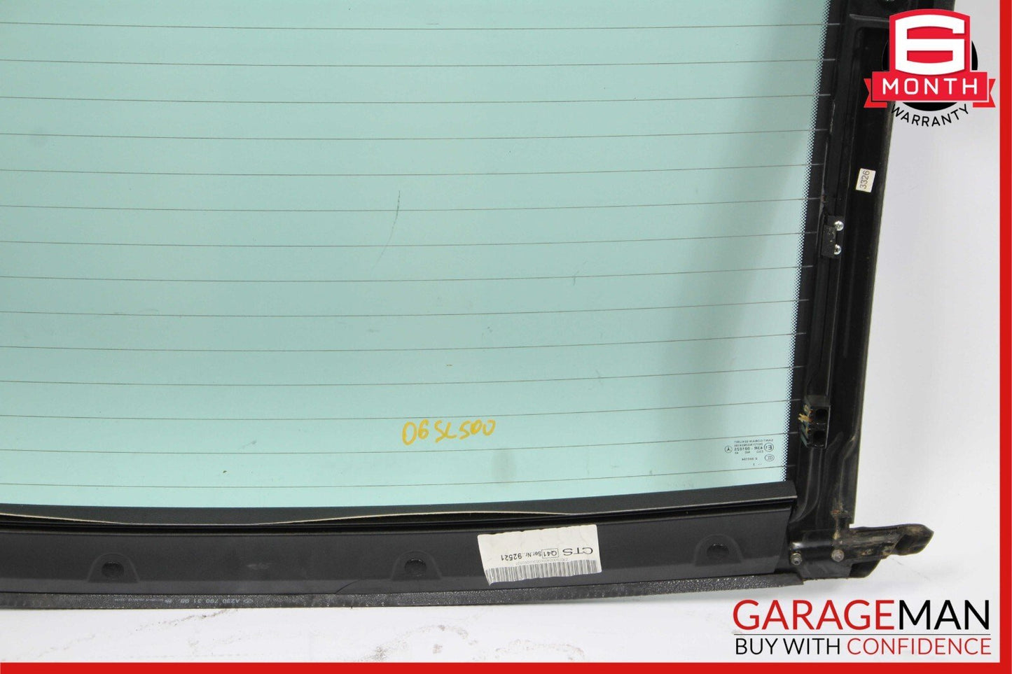 03-11 Mercedes R230 SL500 Rear Windshield Window Auto Glass Panel Assembly OEM