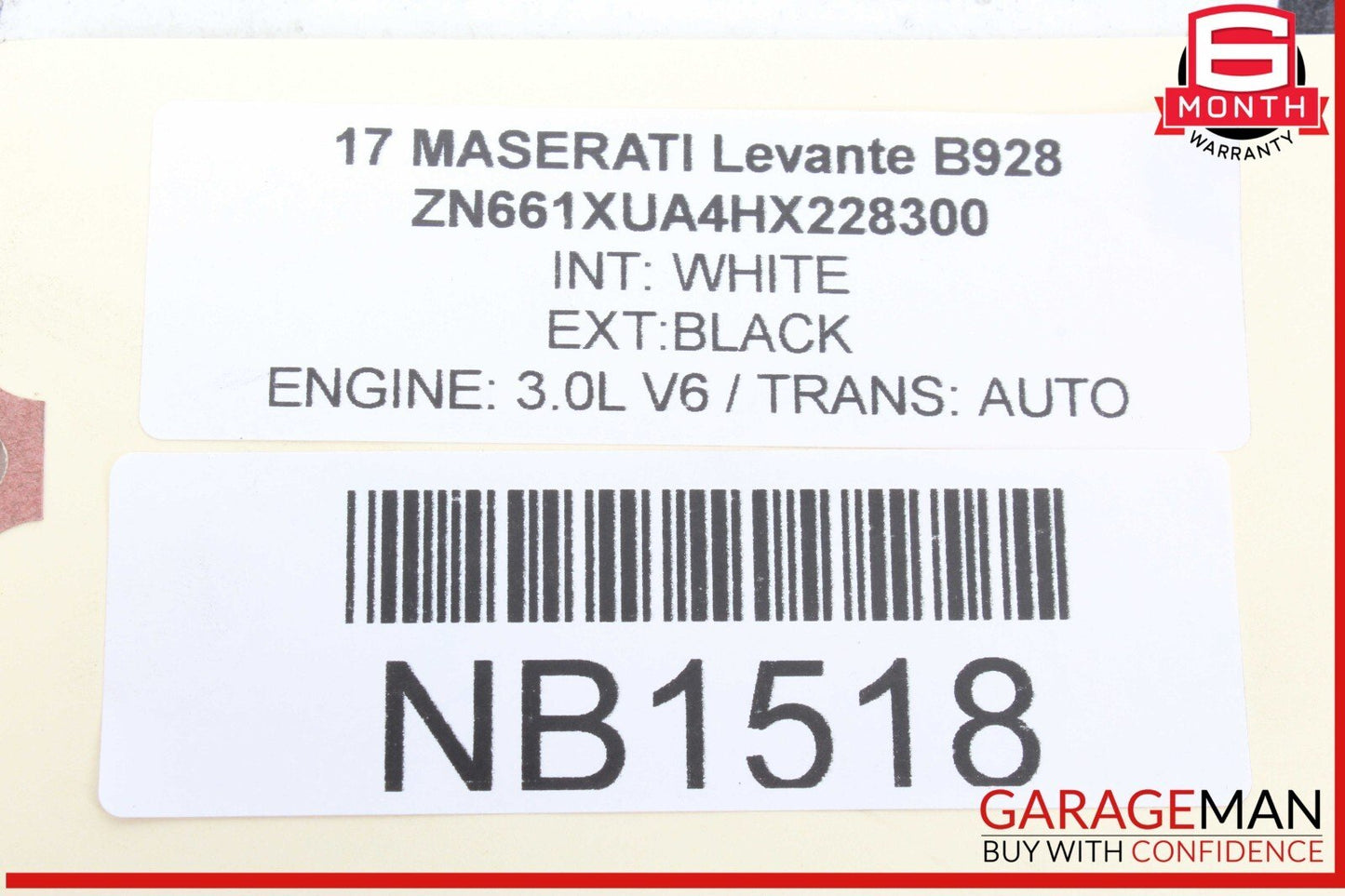 14-18 Maserati Levante M161 Ghibli M157 Engine Air Intake Filter Right Side OEM
