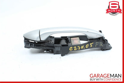 05-07 Mercedes W203 C230 Front Right Passenger Side Exterior Door Handle Silver