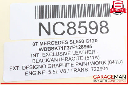 06-13 Mercedes R230 SL550 CLS550 R350 E350 TPMS Tire Pressure Control Module OEM