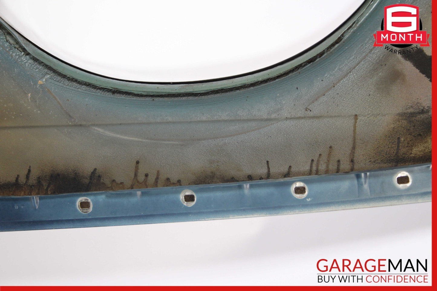 79-91 Mercedes W126 420SEL Front Right Side Wing Fender Panel Diamond Blue OEM