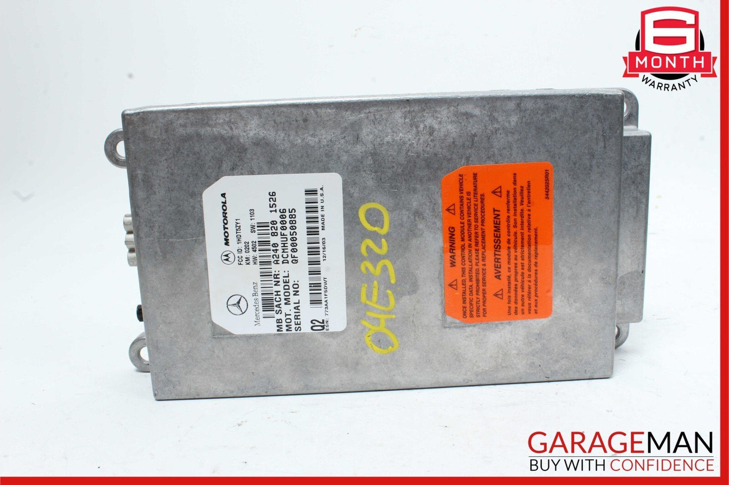 00-06 Mercedes W211 E320 OEM Voice Command Control Module OEM