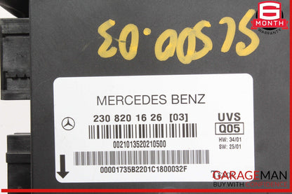 03-08 Mercedes R230 SL500 SL55 AMG SL550 Convertible Top Roof Control Module OEM