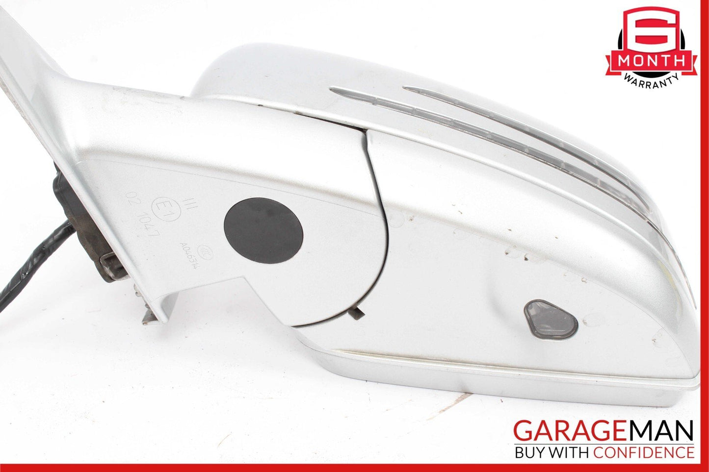 10-13 Mercedes W221 S550 S65 AMG Front Left Side Mirror Door Rear View Silver