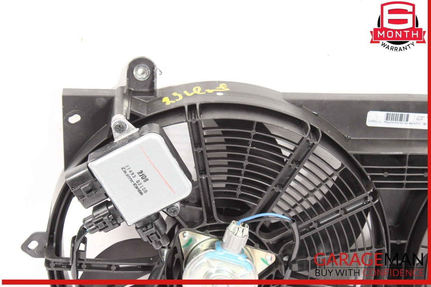 13-24 Nissan Leaf Engine Radiator Cooling Fan Motor Shroud Assy OEM