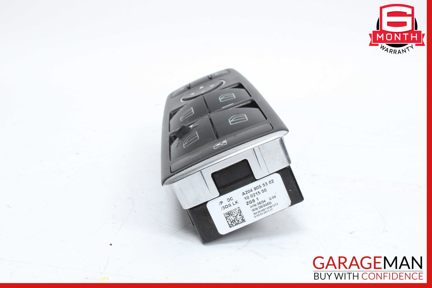 08-14 Mercedes W204 C250 C300 Driver Master Window Switch 2049055302 OEM
