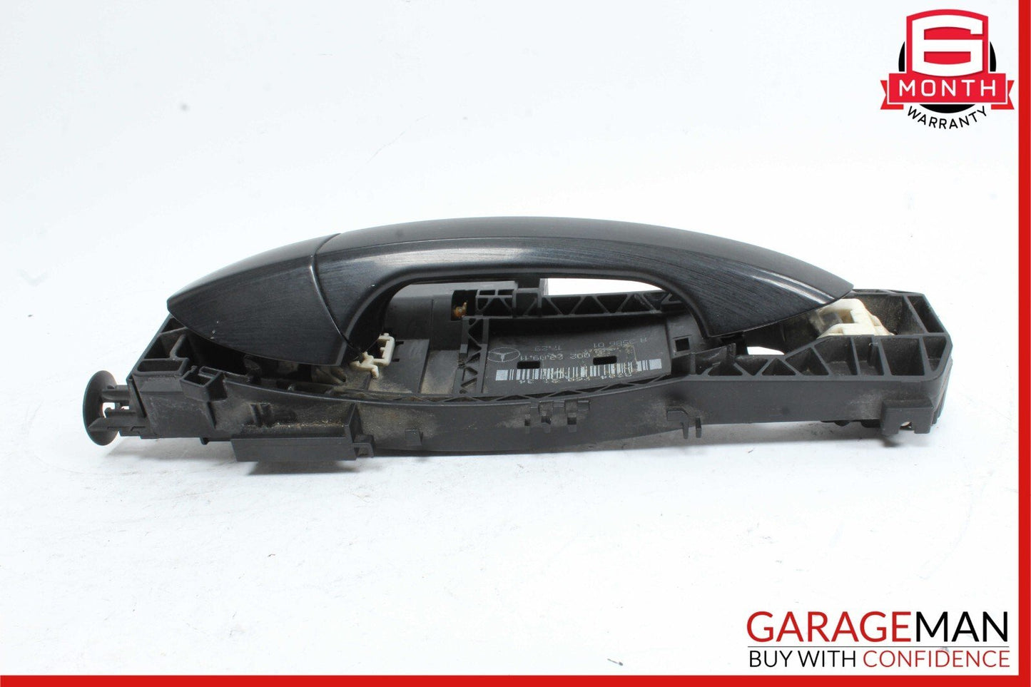 12-14 Mercedes W204 C250 Rear Left Exterior Door Handle Black OEM