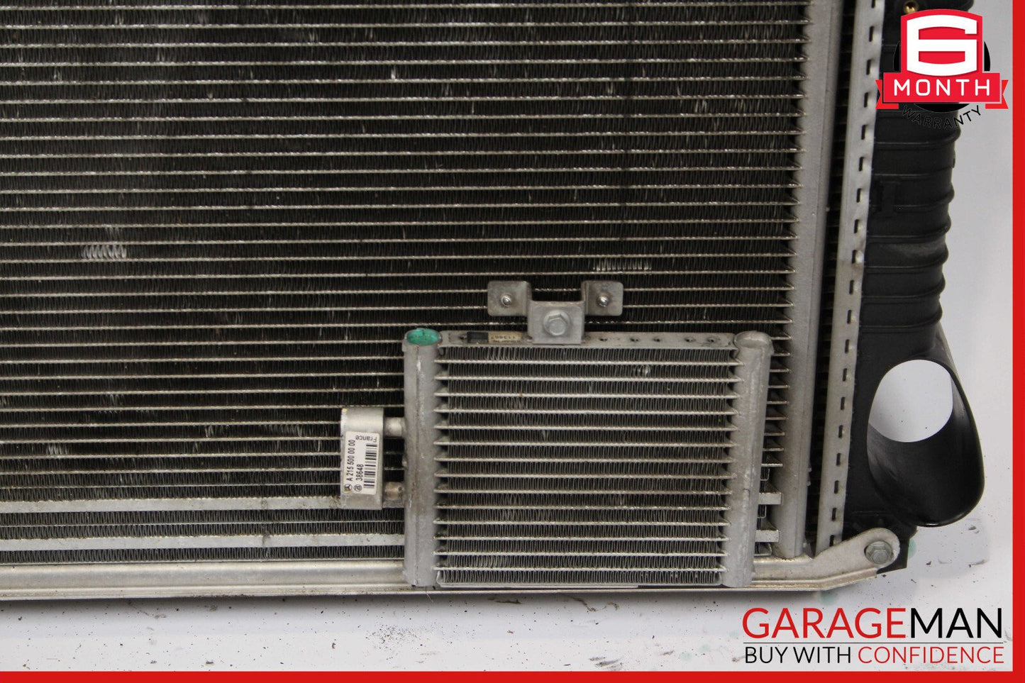 03-06 Mercedes R230 SL500 Cooling Radiator A/C Condensor Oil Cooler OEM