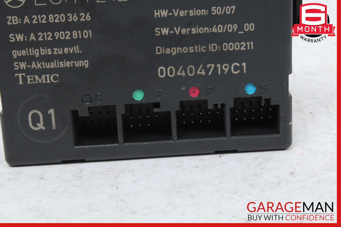 08-18 Mercedes W204 C350 C300 E300 Front Right Side Door Control Module Unit OEM