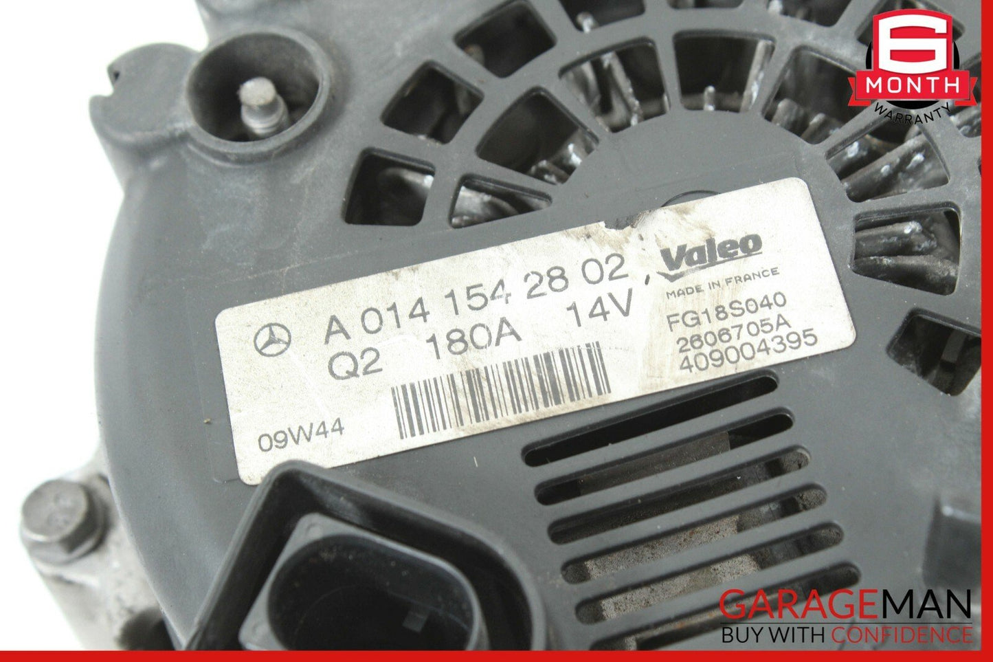 10-13 Mercedes W221 S400 Hybrid 3.5 V6 180 AMP Alternator 0141542802 OEM