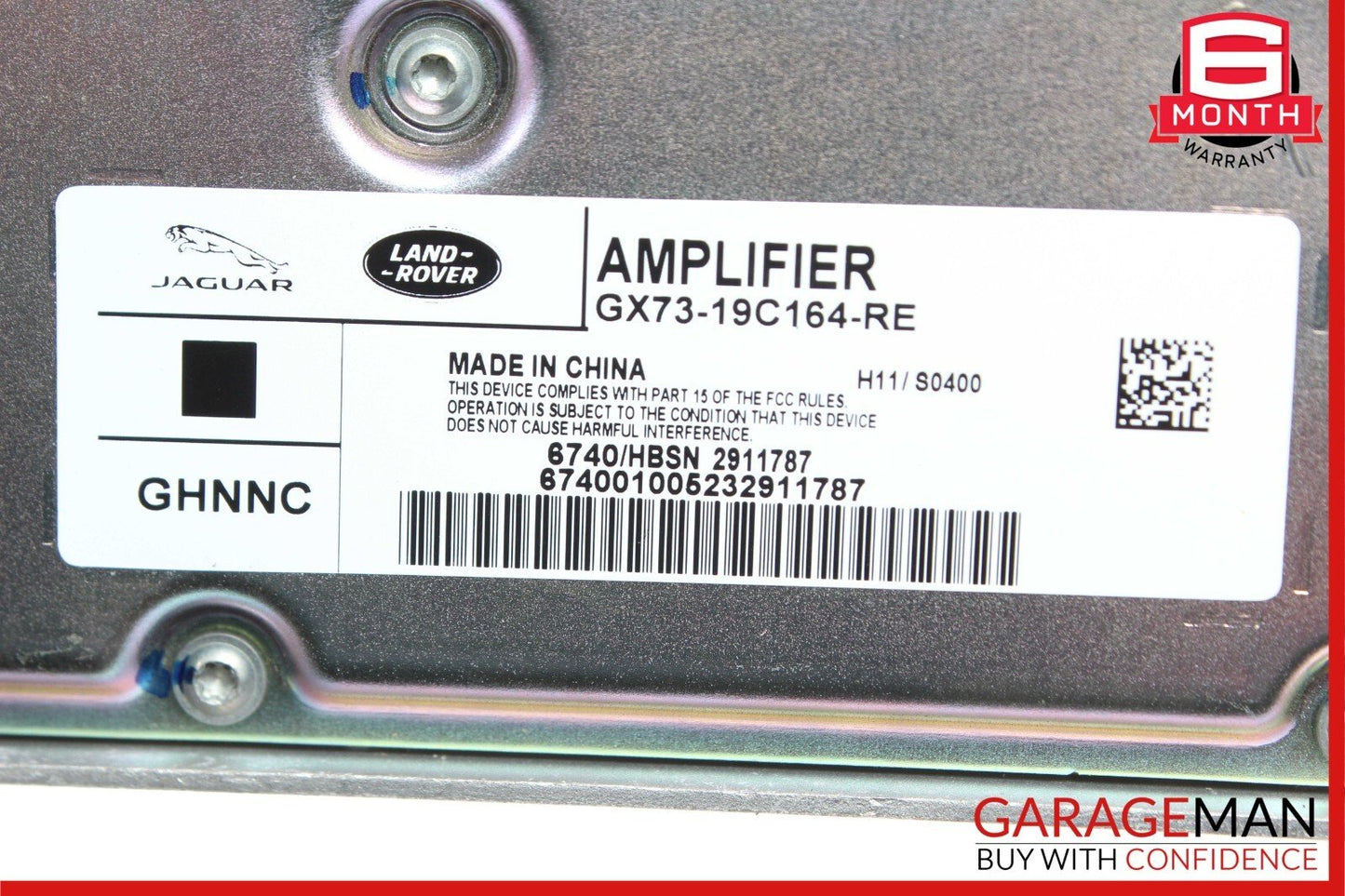 17-19 Jaguar XE 2.0 Stereo Audio Amplifier Module GX73-19C164RE OEM