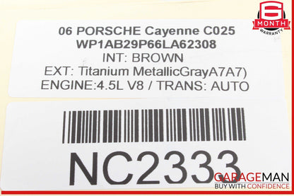 03-10 Porsche Cayenne 955 957 Power Steering Fluid Reservoir Tank 7L0422371B OEM