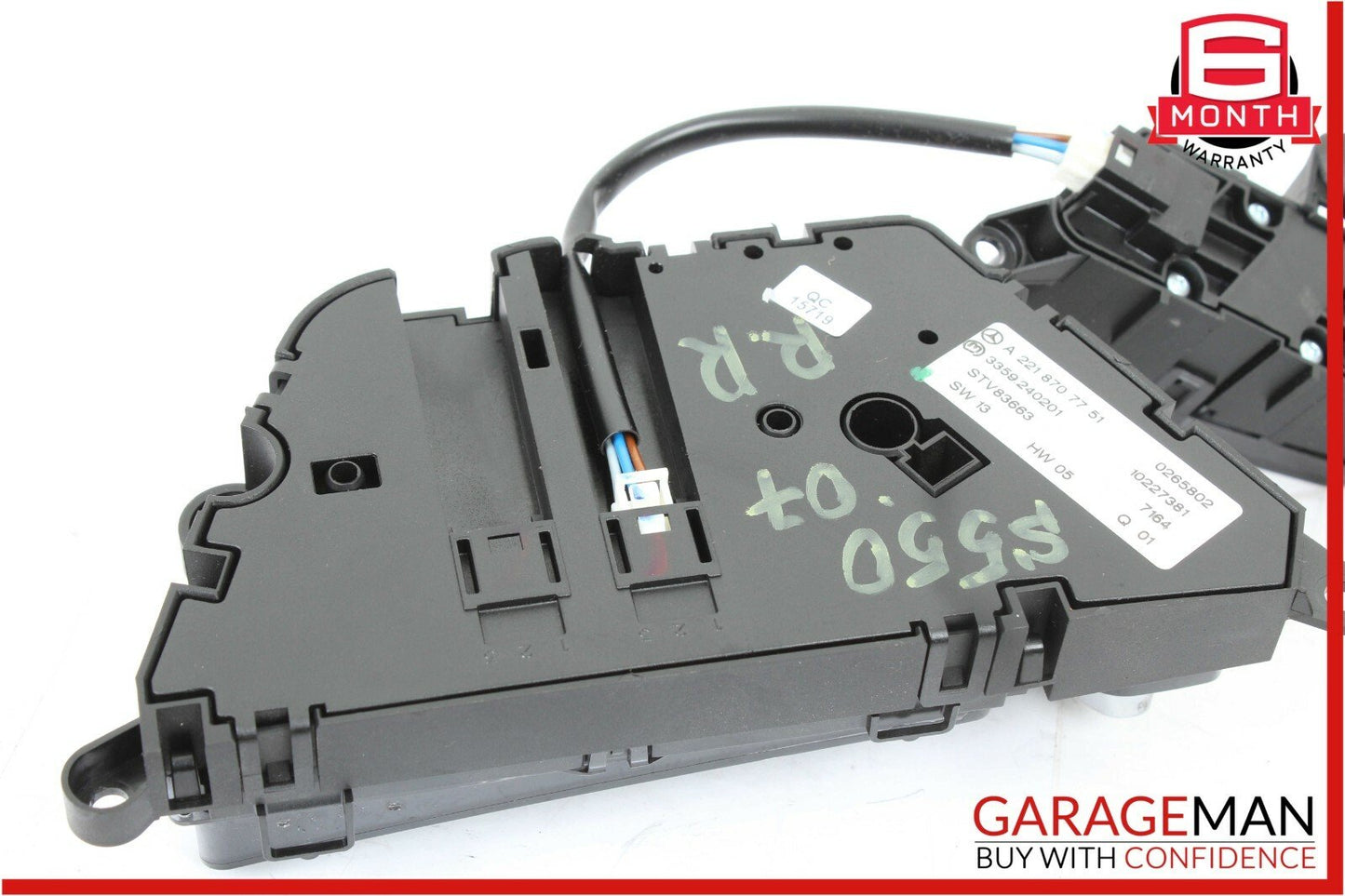 07-13 Mercedes W216 S550 CL65 AMG Front Right Side Seat Control Switch Set OEM