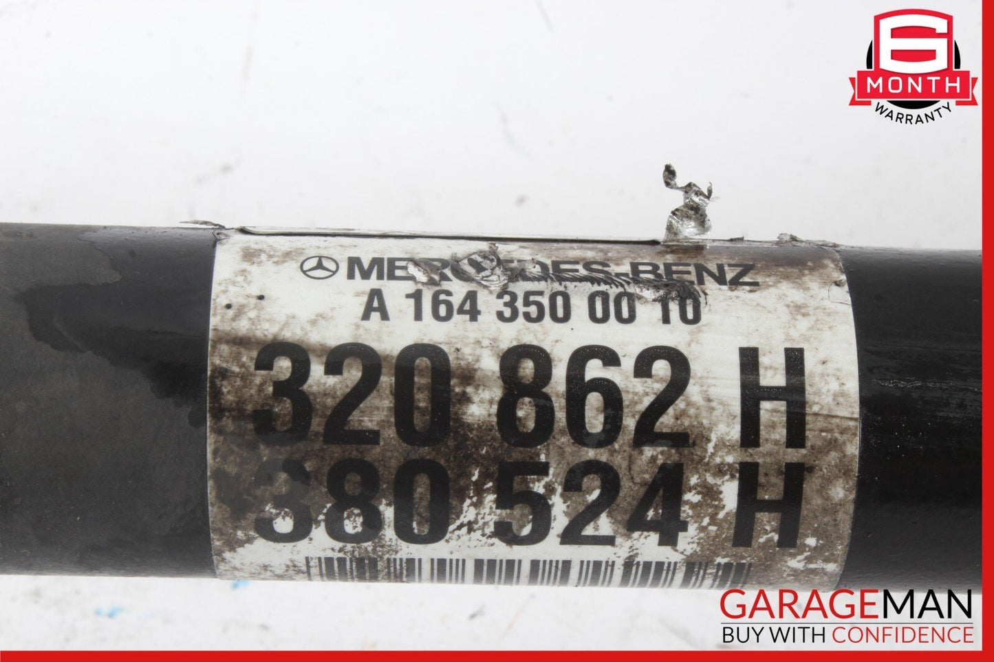 06-12 Mercedes W164 ML350 GL450 Rear Right or Left Side Half Axle Shaft OEM