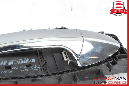 12-14 Mercedes W204 C250 Right Passenger Exterior Door Handle Keyless Go Silver