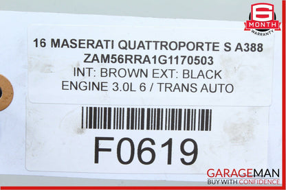 14-18 Maserati Quattroporte Rear Left Door Wire Harness Wiring Loom OEM
