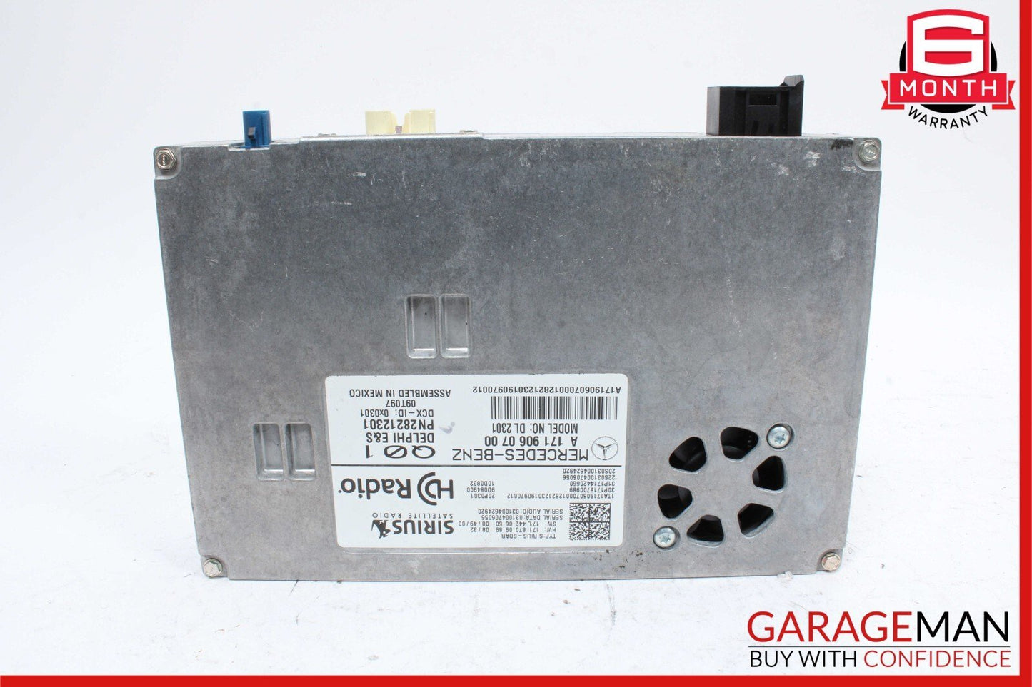 09-13 Mercedes W164 ML350 SL600 Sirius Satellite Radio Receiver Module Unit OEM
