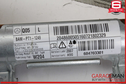 08-14 Mercedes W204 C300 C250 C350 Left Side Roof Curtain Airbag Air Bag OEM