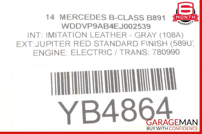 12-19 Mercedes B-Class W242 W246 CLA250 Rear Left or Right Upper Control Arm OEM