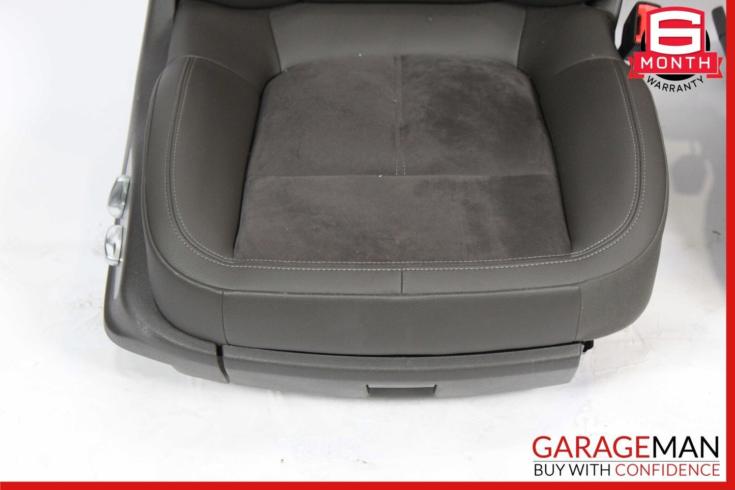 15-18 Porsche Macan Front Right & Left Complete Seat Set of 2 Pc Grey OEM