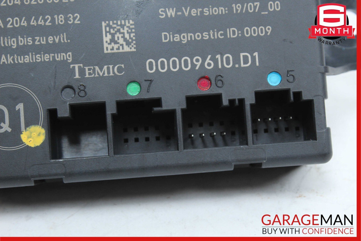 08-14 Mercedes W204 C300 C350 Rear Right Side Door Control Module 2048702526 OEM