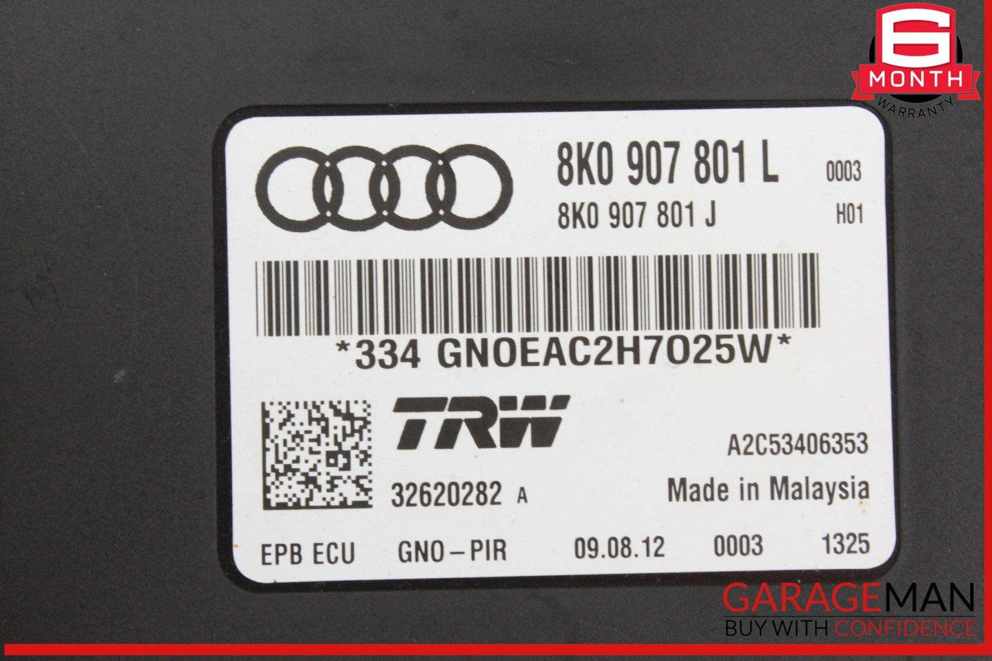 13-17 Audi A4 SQ5 A5 S4 Parking Brake Control Module Unit 8K0907801L OEM
