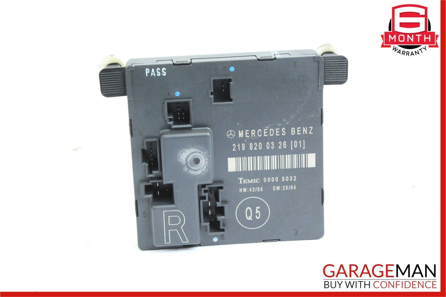 06-11 Mercedes W219 CLS550 CLS55 AMG Rear Right Side Door Control Module OEM