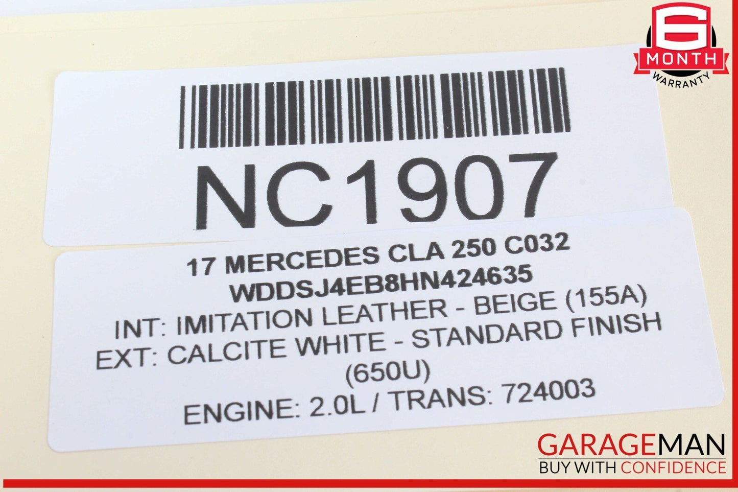 14-19 Mercedes W117 CLA250 Front Right or Left Dash AC A/C Air Vent Trim Grill