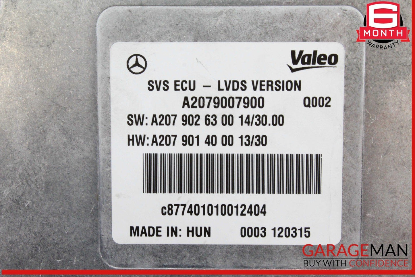 14-17 Mercede W207 E400 E350 ML350 Active Lane Assist Module Camera 360Â° OEM