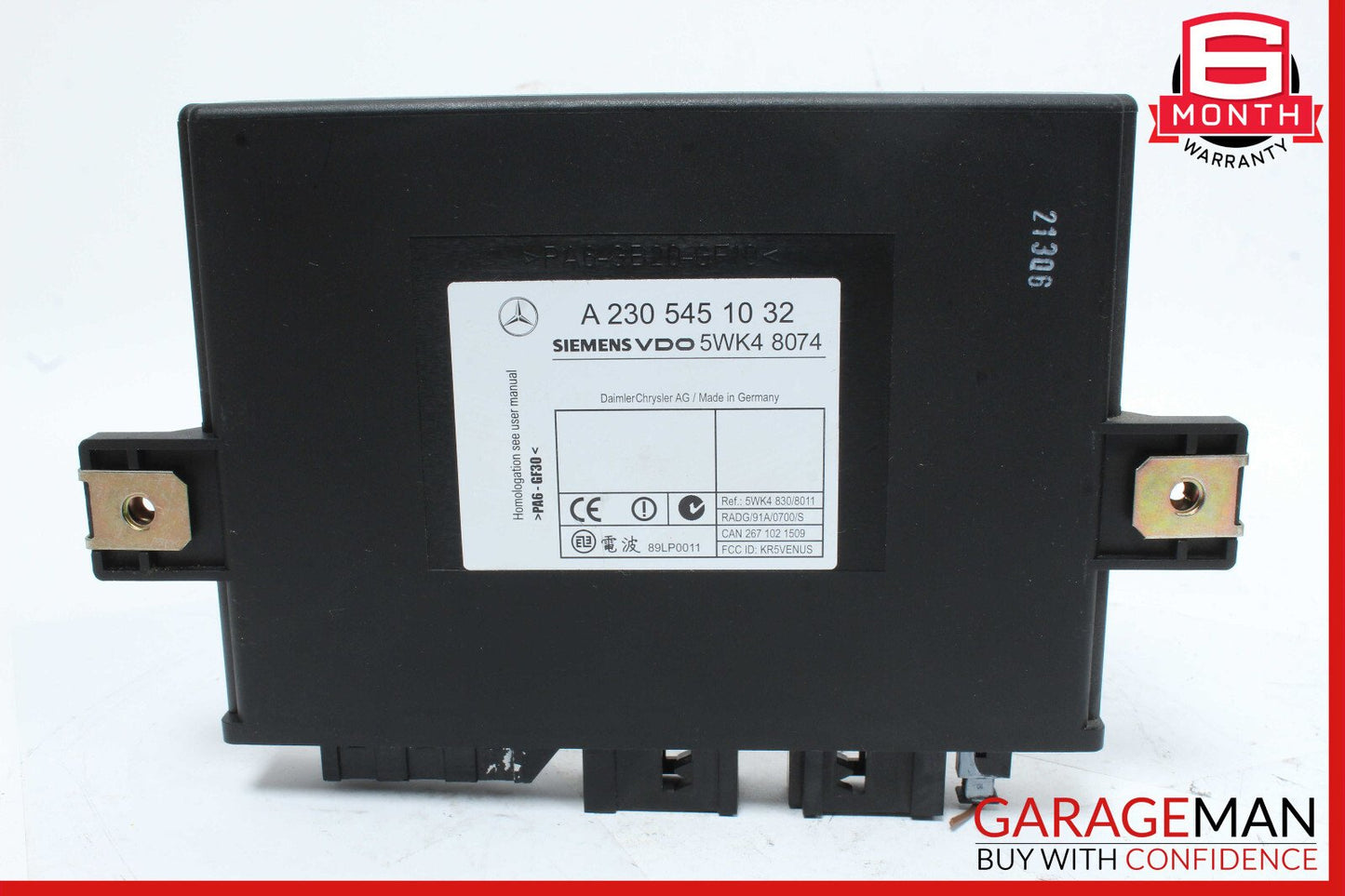 00-03 Mercedes R230 SL500 SL55 AMG Keyless Go Entry Control Module OEM