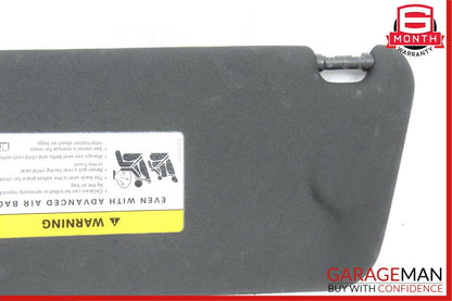08-14 Mercedes W204 C300 C350 Front Right Sunvisor Sun Visor Black OEM