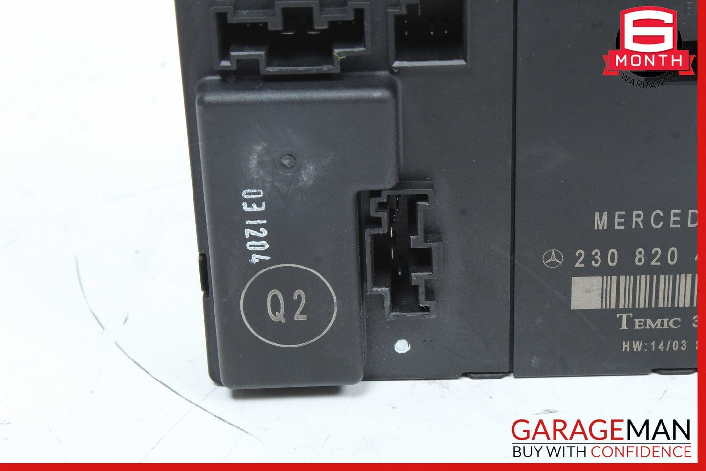 03-12 Mercedes R230 SL500 SL550 SL55 AMG Door Control Module Right Side OEM