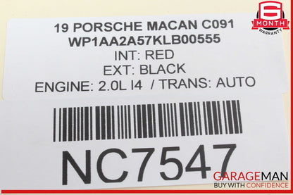 15-24 Porsche Macan 95B Rear Right Passenger Side Door Window Regulator Motor
