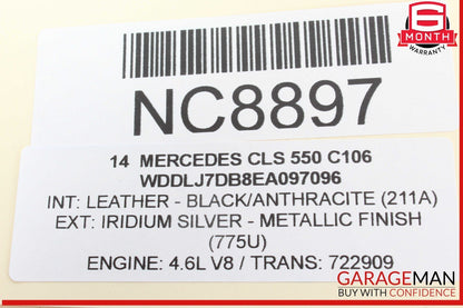 08-18 Mercedes W218 CLS550 E350 Front Right Side Door Control Module OEM