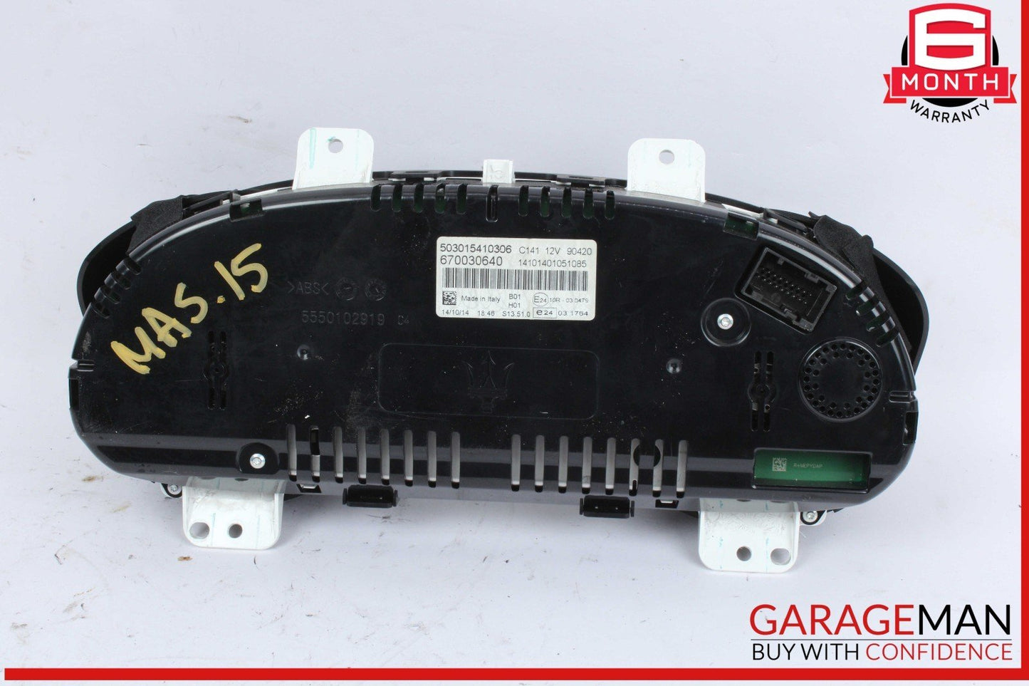 14-17 Maserati Ghibli Speedometer Odometer Instrument Cluster Gauge OEM