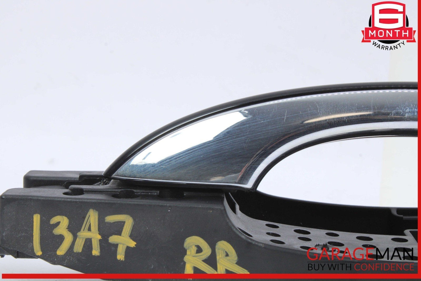 12-18 Audi A7 A6 Right Passenger Side Exterior Door Handle Black 4H0837886 OEM