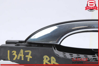 12-18 Audi A7 A6 Right Passenger Side Exterior Door Handle Black 4H0837886 OEM