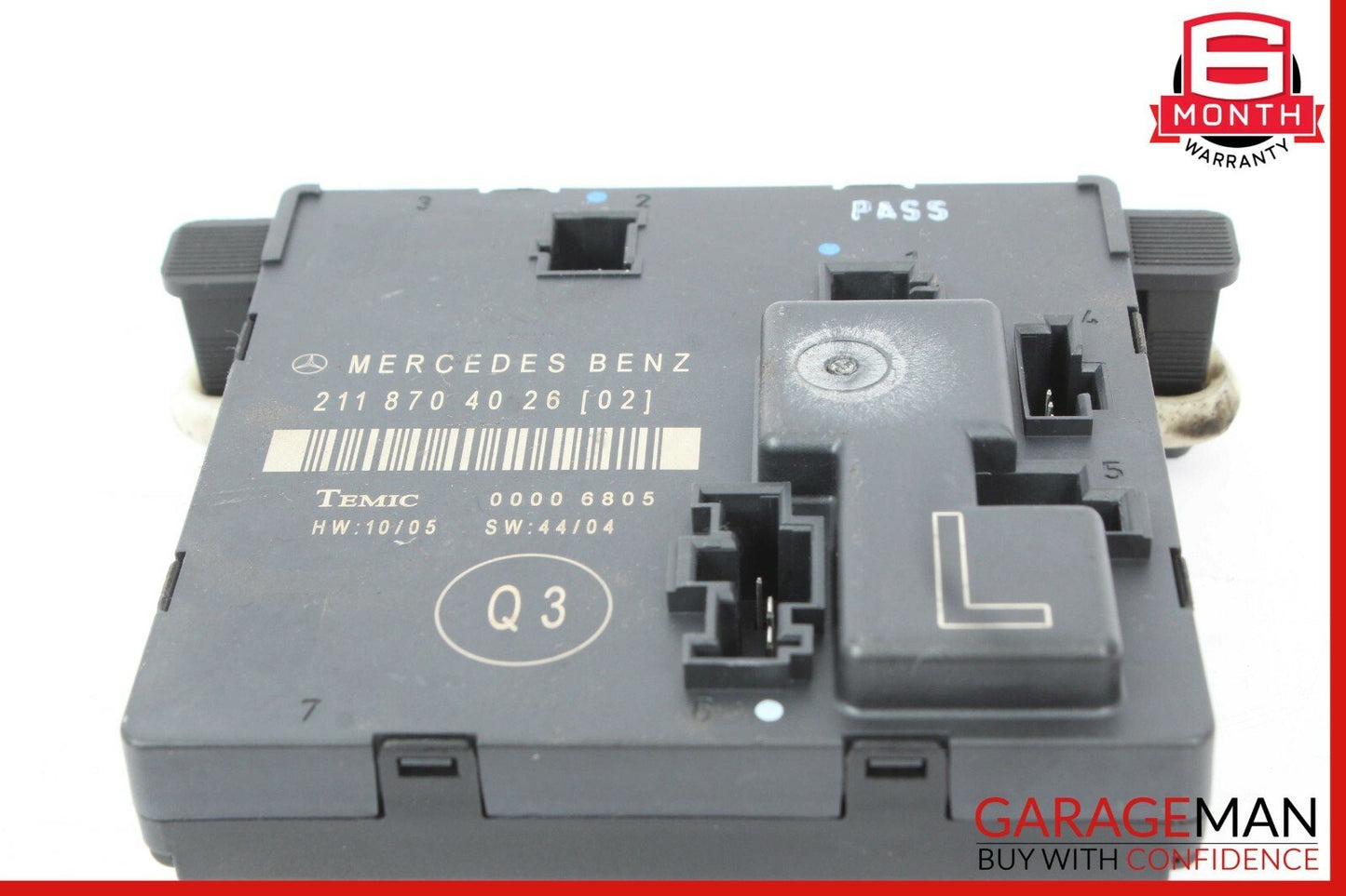 03-09 Mercedes W211 E550 E350 E63 AMG Rear Left Side Door Control Module Unit